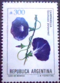 Selo postal da Argentina de 1989 Campanilla