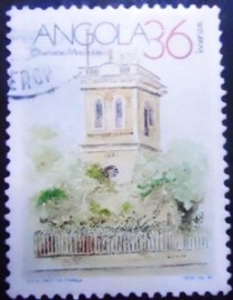 Selo postal de Angola de 1990 Meteorological Observatory