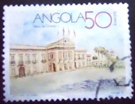 Selo postal de Angola de 1990 Government Palace