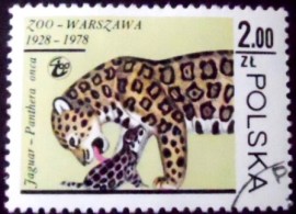 Selo postal Polônia 1978 Jaguar