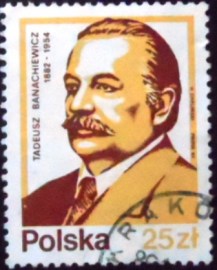 Selo postal da Polônia de 1983 Tadeusz Banachiewiczr