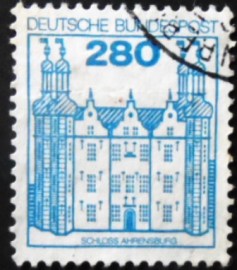 Selo postal da Alemanha de 1982 Ahrensburg Castle