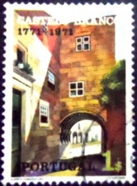 Selo postal de Portugal de 1971 Town Gate
