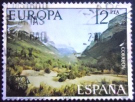 Selo postal da Espanha de 1977 National Park of Ordesa