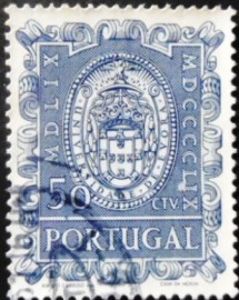 Selo postal de Portugal de 1960 Seal of the university