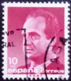 Selo postal da Espanha de 1986 King Juan Carlos I 10
