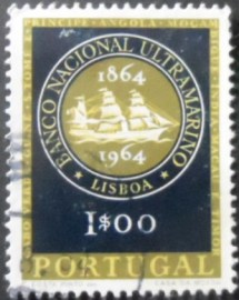Selo postal de Portugal de 1964 National Overseas Bank
