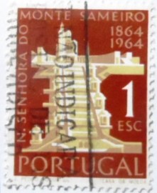 Selo postal de Portugal de 1964 Pilgrimage Church Sameiro