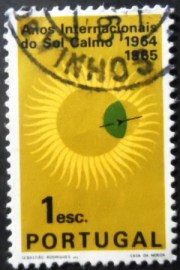Selo postal de Portugal de 1964 IQSY Badge