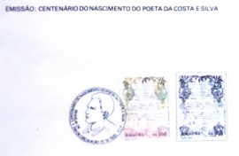 Detalhe do Edital de Lançamento nº 30 de 1985 Poeta Da Costa e Silva