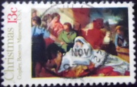 Selo postal dos Estados Unidos de 1976 Nativity