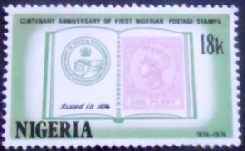 Selo postal da Nigéria de 1974 Stamp of Lagos