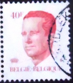 Selo postal da Bélgica de 1985 King Baudouin type Velghe 40