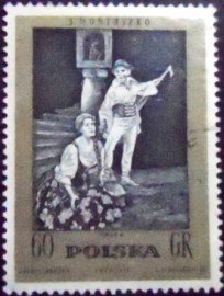 Selo postal da Polônia de 1972 Halka