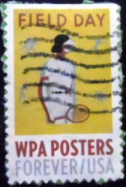 Selo postal dos Estados Unidos de 2017 WPA Posters