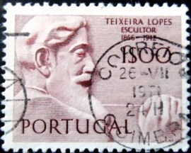 Selo postal de Portugal de 1971 Francisco Franco - 1131 A
