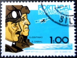 Selo postal de Portugal de 1972 G Coutinho & S. Cabral 11¾ x 12½