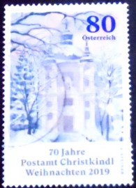 Selo postal da Áustria de 2019 Post Office Christkindl