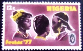 Selo postal da Nigéria de 1977 Nigerian & African Women’s Hair Styles