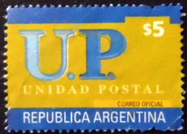 Selo postal da Argentina de 2002 Unidad Postal