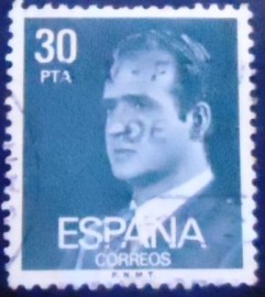 Selo postal da Espanha de 1984 King Juan Carlos I 30