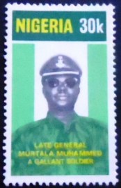 Selo postal da Nigéria de 1977 General Muhammed 30