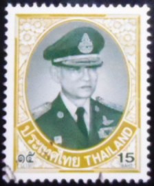 Selo postal da Tailândia de 2011 King Bhumibol Aduljadeh 15