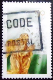 Selo postal do Canadá de 1998 Praying Angel
