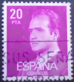 Selo postal da Espanha de 1983 King Juan Carlos I