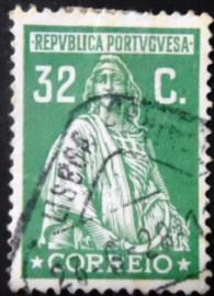 Selo postal de Portugal de 1926 Ceres London edition