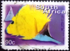 Selo postal da África do Sul de 2003 Longnose Butterflyfish