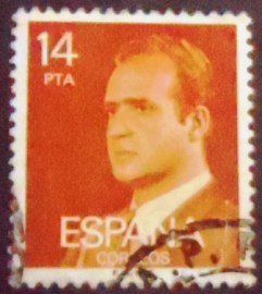 Selo postal da Espanha de 1982 King Juan Carlos I 14