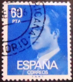 Selo postal da Espanha de 1981 King Juan Carlos I 60