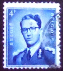 Selo postal da Bélgica de 1953 King Baudouin Type Marchand 4