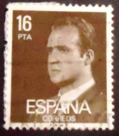 Selo postal da Espanha de 1980 King Juan Carlos I 16