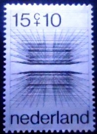 Selo postal da Holanda de 1970 Linear Structures