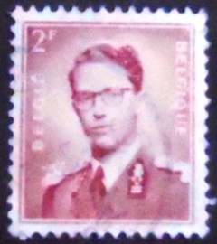 Selo postal da Bélgica de 1953 King Baudouin Type Marchand 2