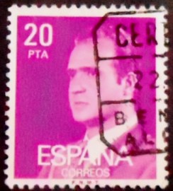 Selo postal da Espanha de 1977 King Juan Carlos I 20