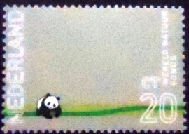 Selo postal da Holanda de 1971 Giant Panda