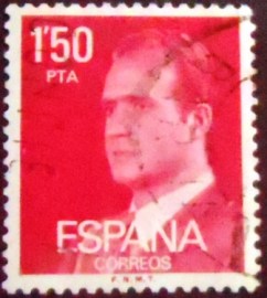 Selo postal da Espanha de 1976 King Juan Carlos I 1,50 Pta