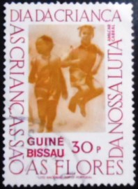 Selo postal da Guiné Bissau de 1978 Children's Day