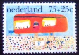 Selo postal da Holanda de 1976 Caravan