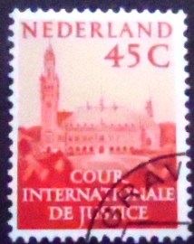 Selo postal da Holanda de 1977 Peace Palace