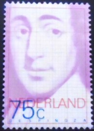 Selo postal da Holanda de 1977 Baruch de Spinoza
