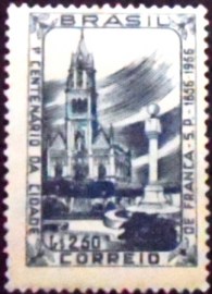 Selo postal comemorativo do Brasil de 1956 - C  379 M