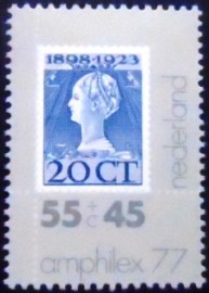 Selo postal da Holanda de 1977 Amphilex 77 55 (NL 127)