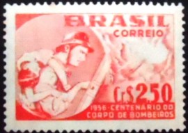 Selo postal de 1956 Corpo de Bombeiros - C  378 N