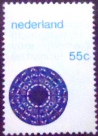 Selo postal da Holanda de 1977 Dutch Society for Industry and Trade