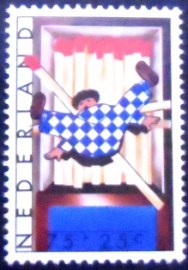 Selo postal da Holanda de 1977 Danger of Fire