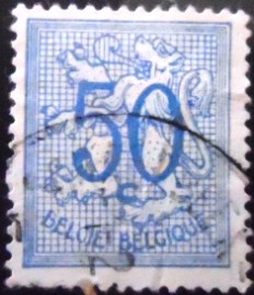Selo postal da Bélgica de 1979 Number on Heraldic Lion 50